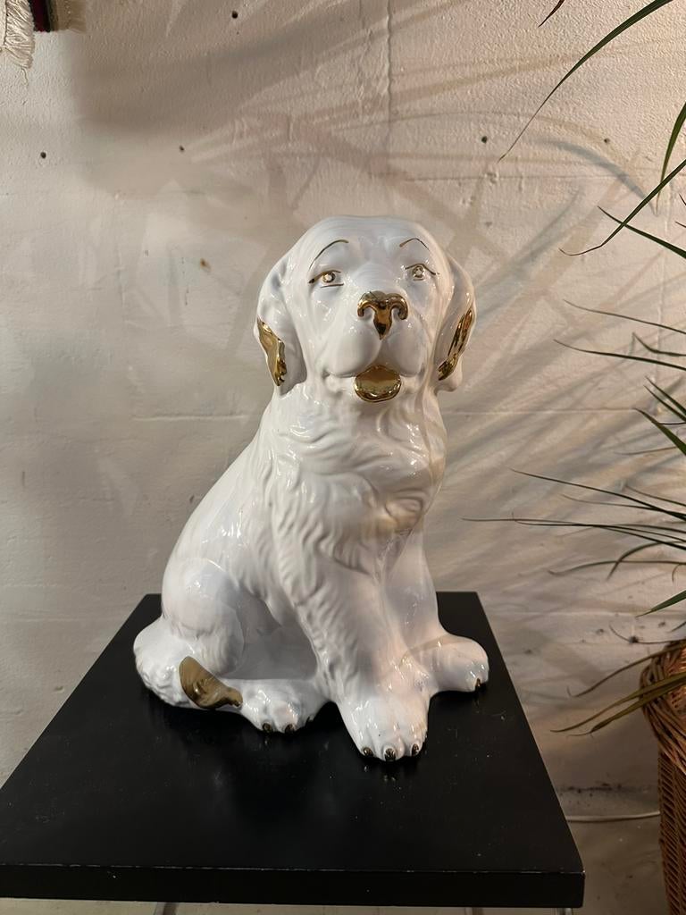 Porseleinen hond xxl, Ophalen of Verzenden, Gebruikt, Dier