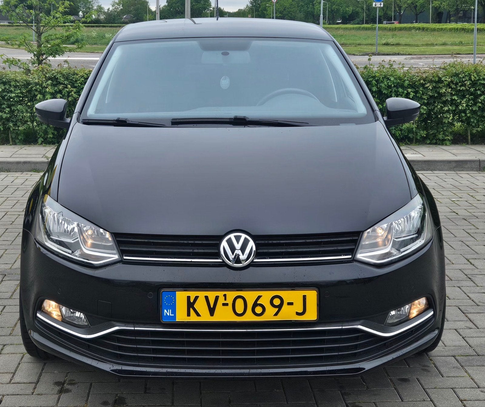 ZEER NETTE Volkswagen Polo 1.4 TDI  BMT 2016 Zwart, Voorwielaandrijving, Euro 6, 1051 kg, Zwart