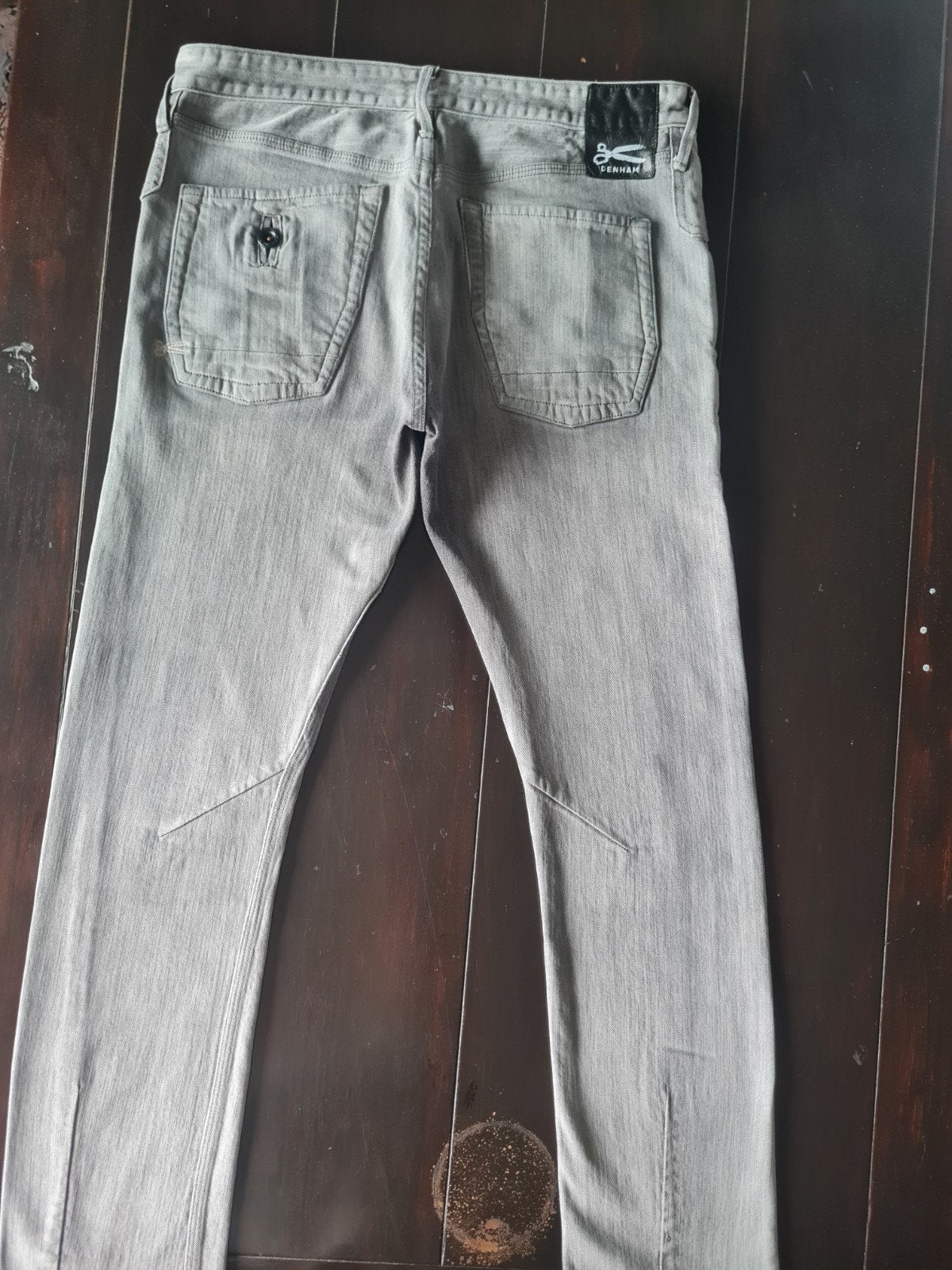 CLASSIC DENHAM SKIN SLIM FIT STRETCH JEANS SIZE 34/32, Ophalen of Verzenden, Zo goed als nieuw, W33 - W34 (confectie 48/50), Grijs