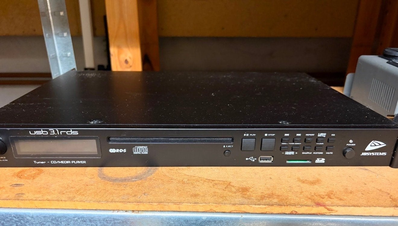 JB Systems USB 3.1 RDS Tuner - CD/Media Speler, Ophalen, Gebruikt, Overige merken, Met radio