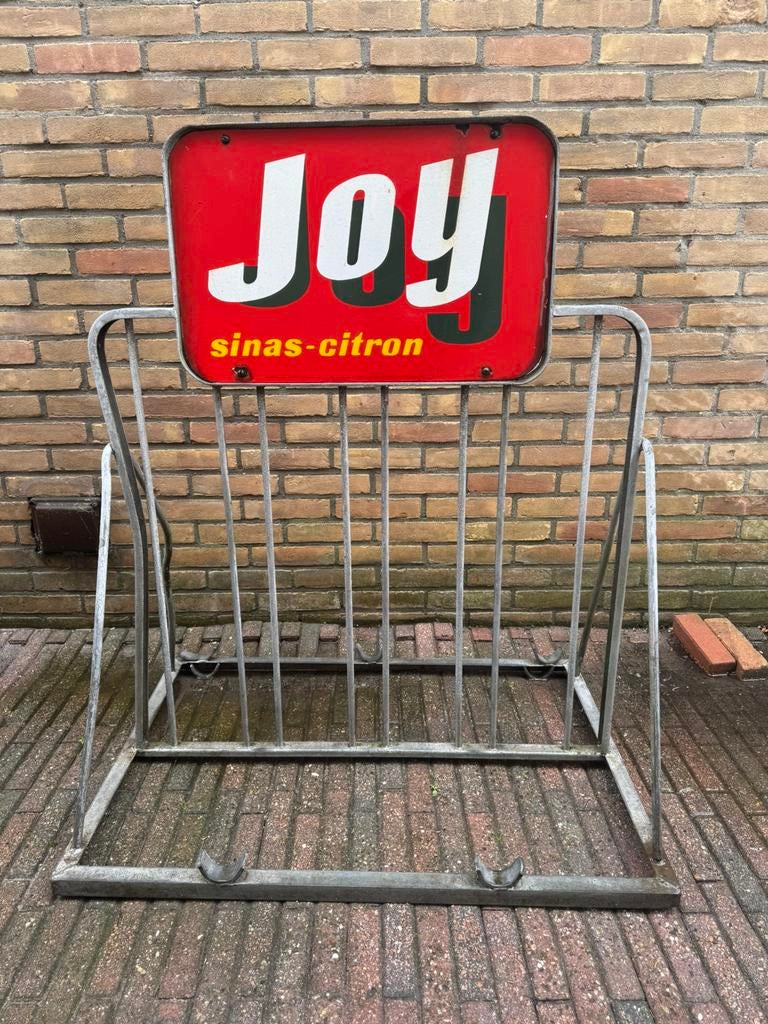 Emaille reclamebord Joy frisdranken, Verzenden, Gebruikt