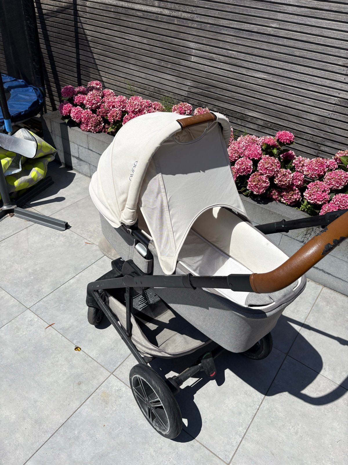 Nuna kinderwagen met wieg en peuterzit - incl. accessoires, Gebruikt, Combiwagen, Met reiswieg, Ophalen
