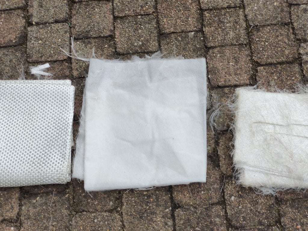 glasvezelmat voor reparatie van vijver , boot , zwembad, Ophalen of Verzenden, Nieuw