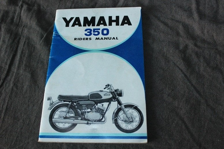 Yamaha YR1 350cc twin motorcycle rider's manual, Motoren, Ophalen of Verzenden, Yamaha