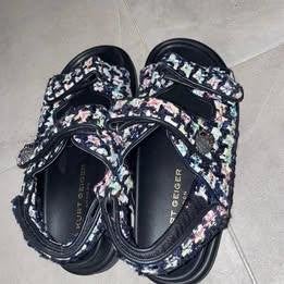 sandalen, Kleding | Dames, Ophalen, KURT GEIGER, Zwart, Sandalen of Muiltjes