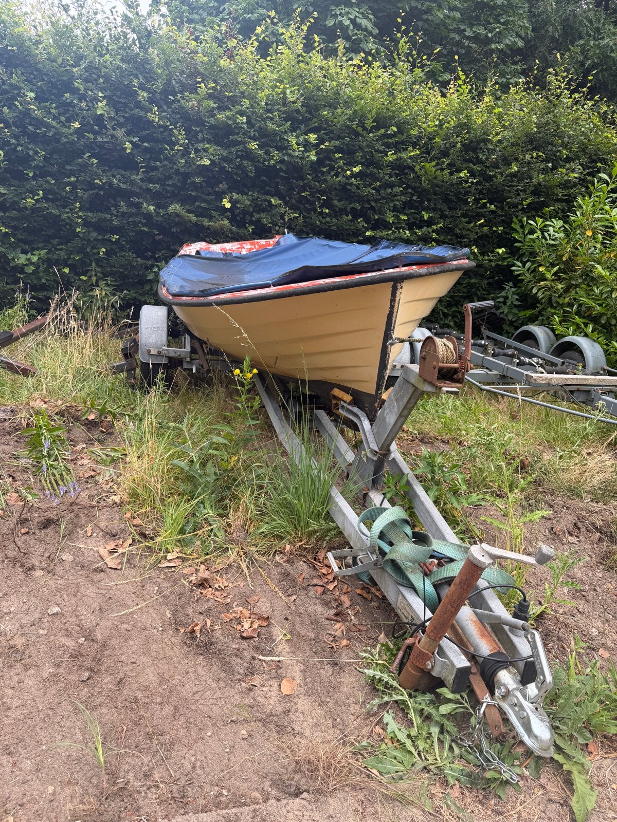 Rana 14 visbootje met typeplaatje - Sterk en stabiel, Watersport en Boten, Ophalen, Gebruikt, Overige merken, Polyester