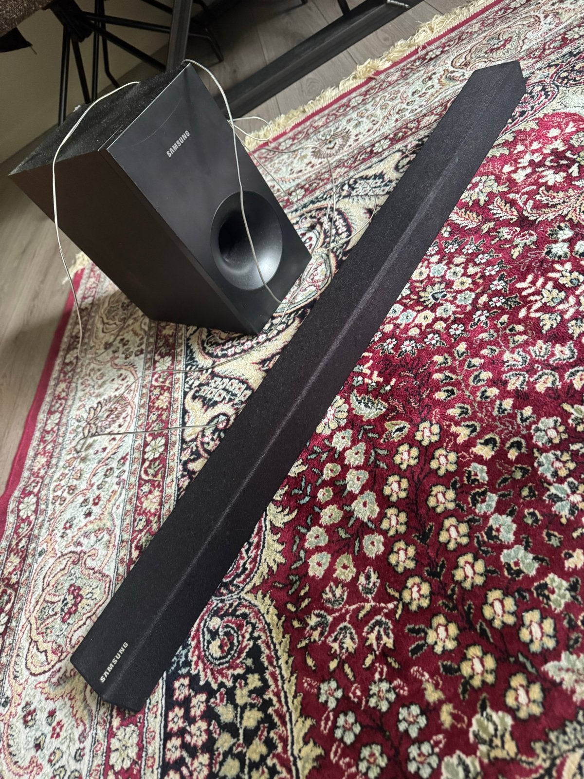 Samsung Soundbar HW-K335/XN met subwoofer, Ophalen, Met externe subwoofer, Gebruikt