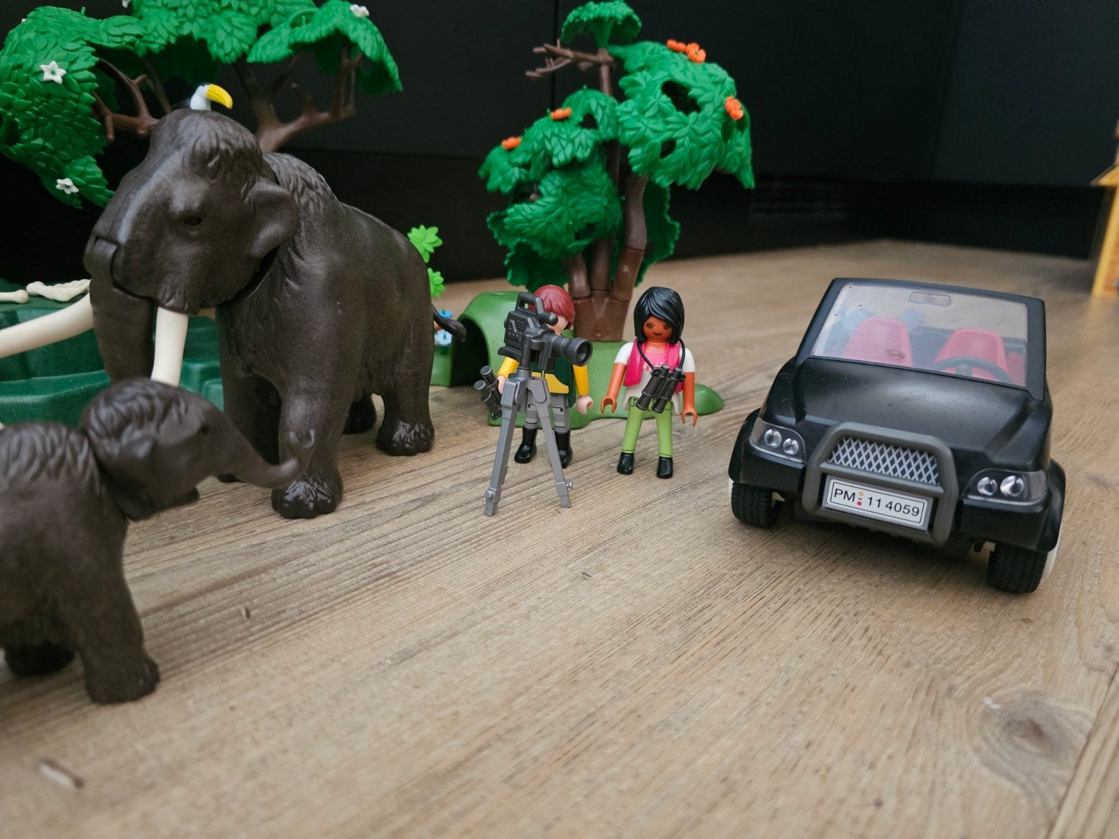 Playmobil Wild Life Set met Mammoeten en Jeep, Ophalen of Verzenden, Jongen of Meisje