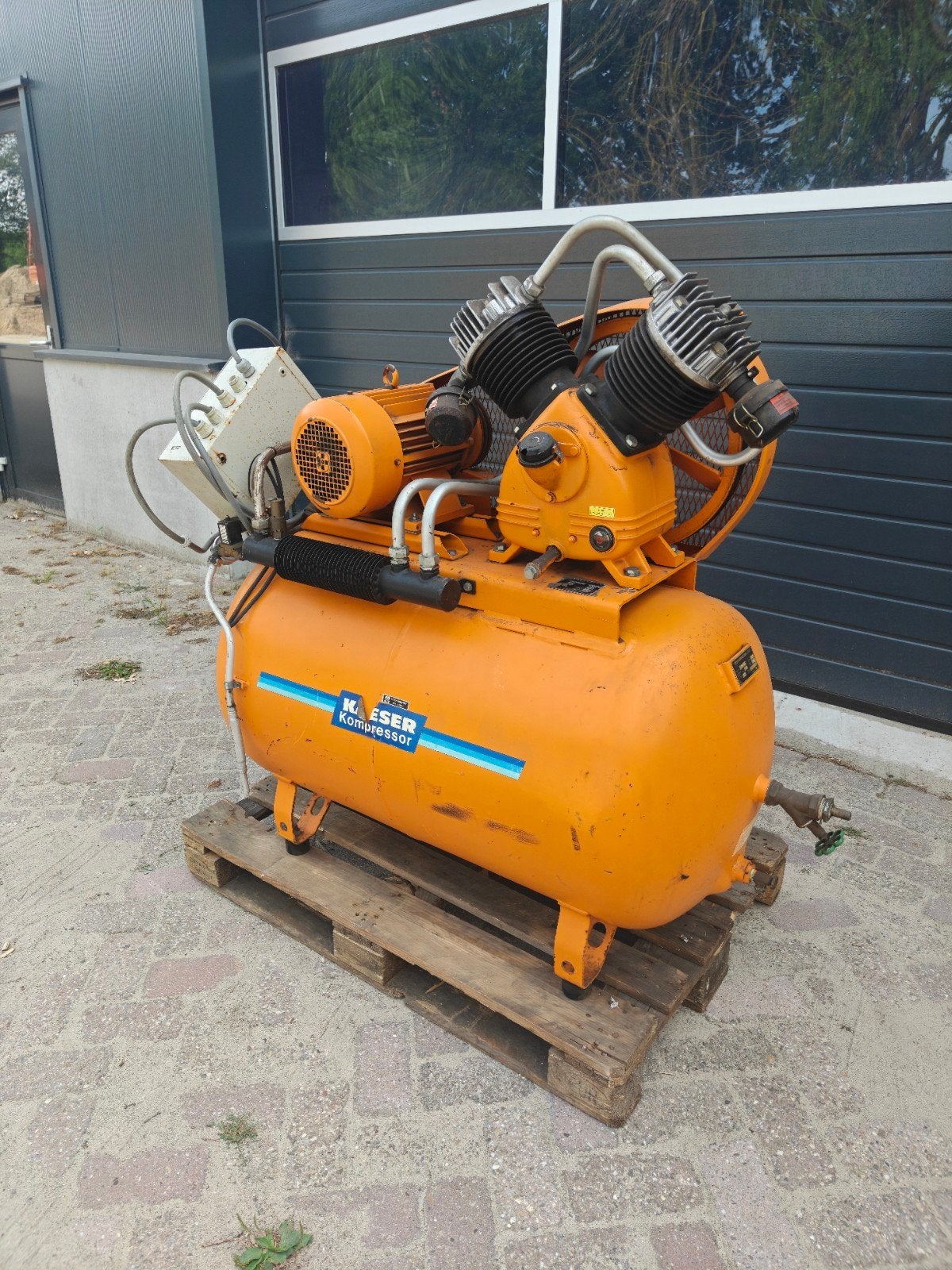 kaeser compressor compressor 5.5kw 1000L, Ophalen, Geluidgedempt, Gebruikt, 800 liter/min of meer