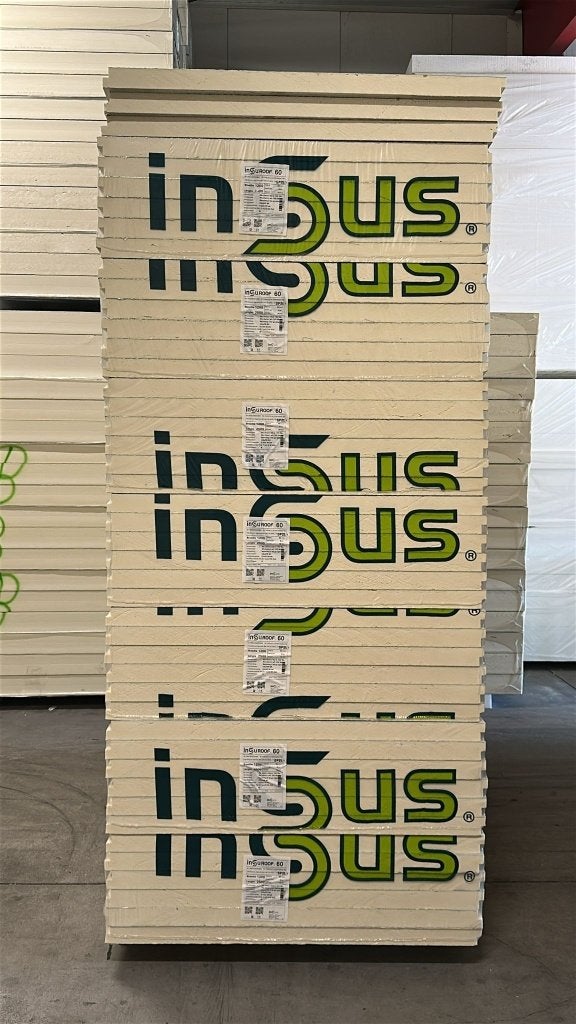 PIR 60 mm - 250 x 118,5 cm - ca. 450 m2 - Rd 2.70 - A KEUS!, Doe-het-zelf en Verbouw, Isolatie en Afdichting, Ophalen, Dakisolatie