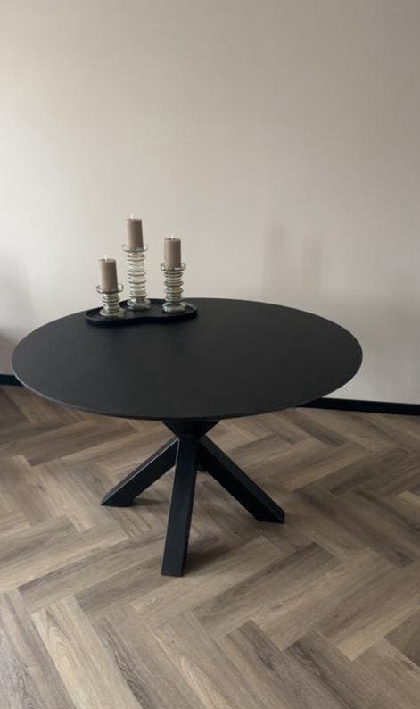 Eiken eetkamertafel van PUUUR, Ophalen, Zo goed als nieuw, Rechthoekig, 50 tot 100 cm