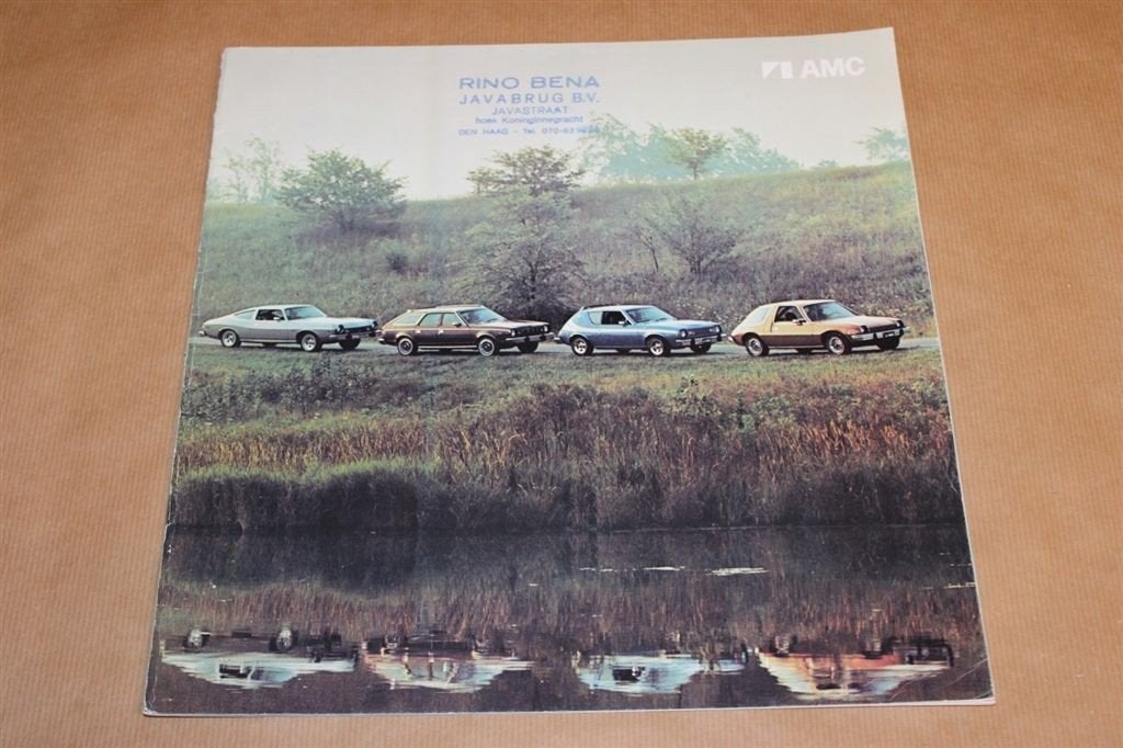 Zeldzame reclame-uitgave AMC auto\'s - Circa 1970, Ophalen of Verzenden, Zo goed als nieuw, Algemeen