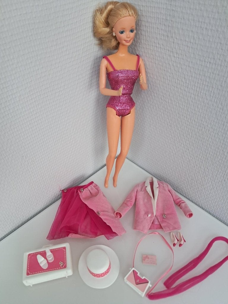 Vintage Day to Night Barbie (Mattel 1984)  Zeer Compleet!, Ophalen of Verzenden, Zo goed als nieuw, Pop