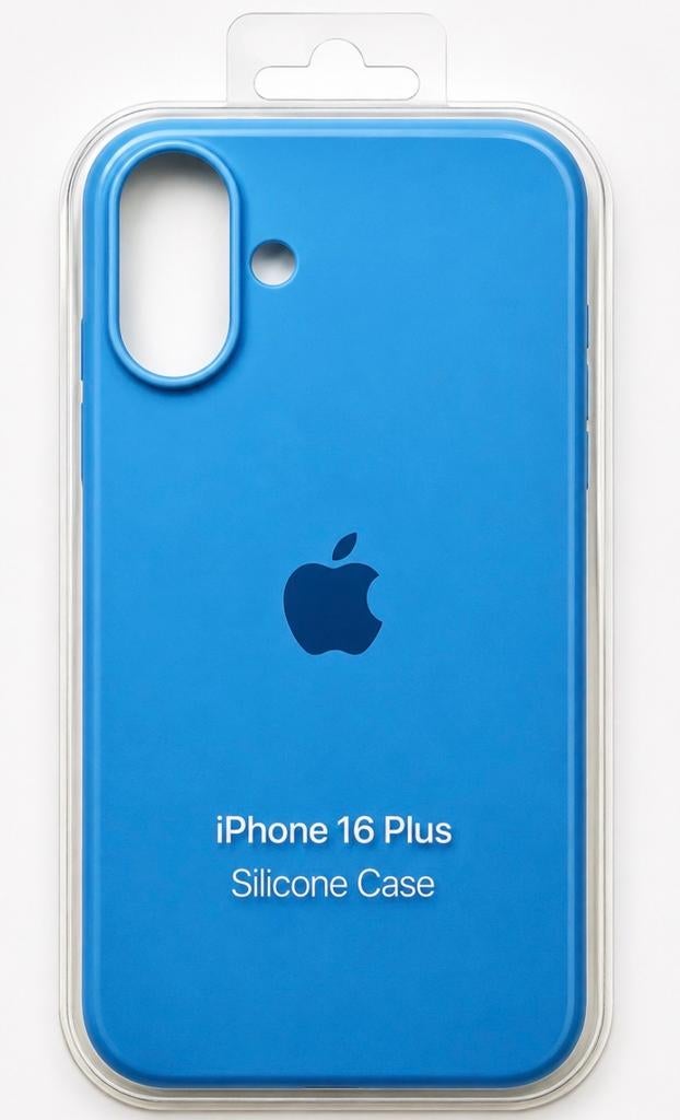 Siliconen hoesje voor iPhone 16 Plus - Blauw, Telecommunicatie, Mobiele telefoons | Hoesjes en Frontjes | Apple iPhone, IPhone 16 Plus