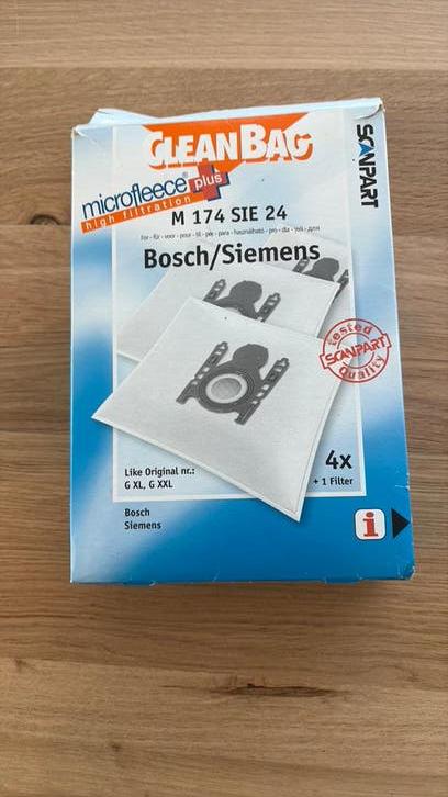 Gratis twee stofzuigerzakken voor Bosch of Siemens, Ophalen, Zo goed als nieuw