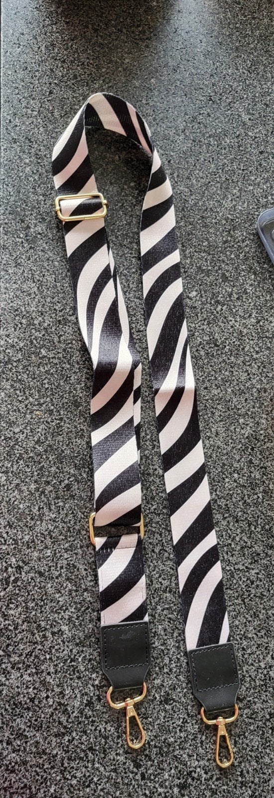 Zwart-witte Zebra Print Schouderband voor Tas, Ophalen of Verzenden, Nieuw, Zwart, Overige merken