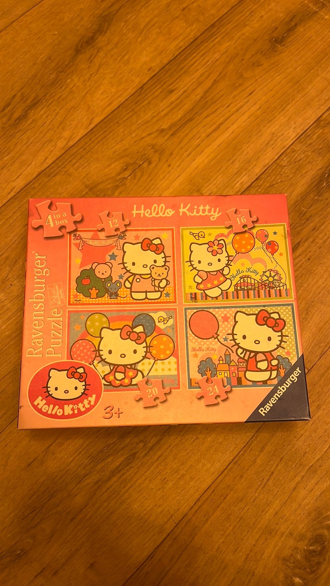 Hello Kitty puzzel (RAVENSBURGER), Kinderen en Baby's, Ophalen, 10 tot 50 stukjes, Gebruikt, 2 tot 4 jaar