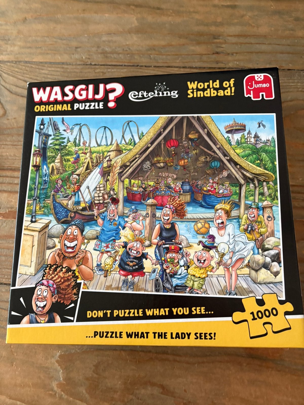 Wasgij Original Efteling World of Sindbad, Ophalen of Verzenden, 500 t/m 1500 stukjes, Zo goed als nieuw, Legpuzzel