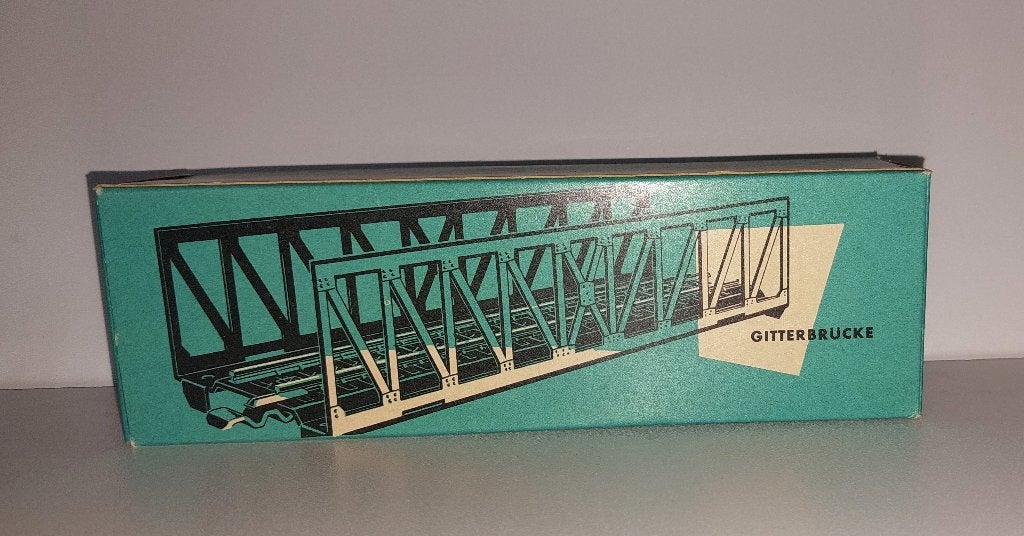 Marklin H0 7162 - Metalen vakwerkbrug voor K&M rail in ovp, Wisselstroom, Brug, Tunnel of Gebouw, Nieuw, Ophalen of Verzenden