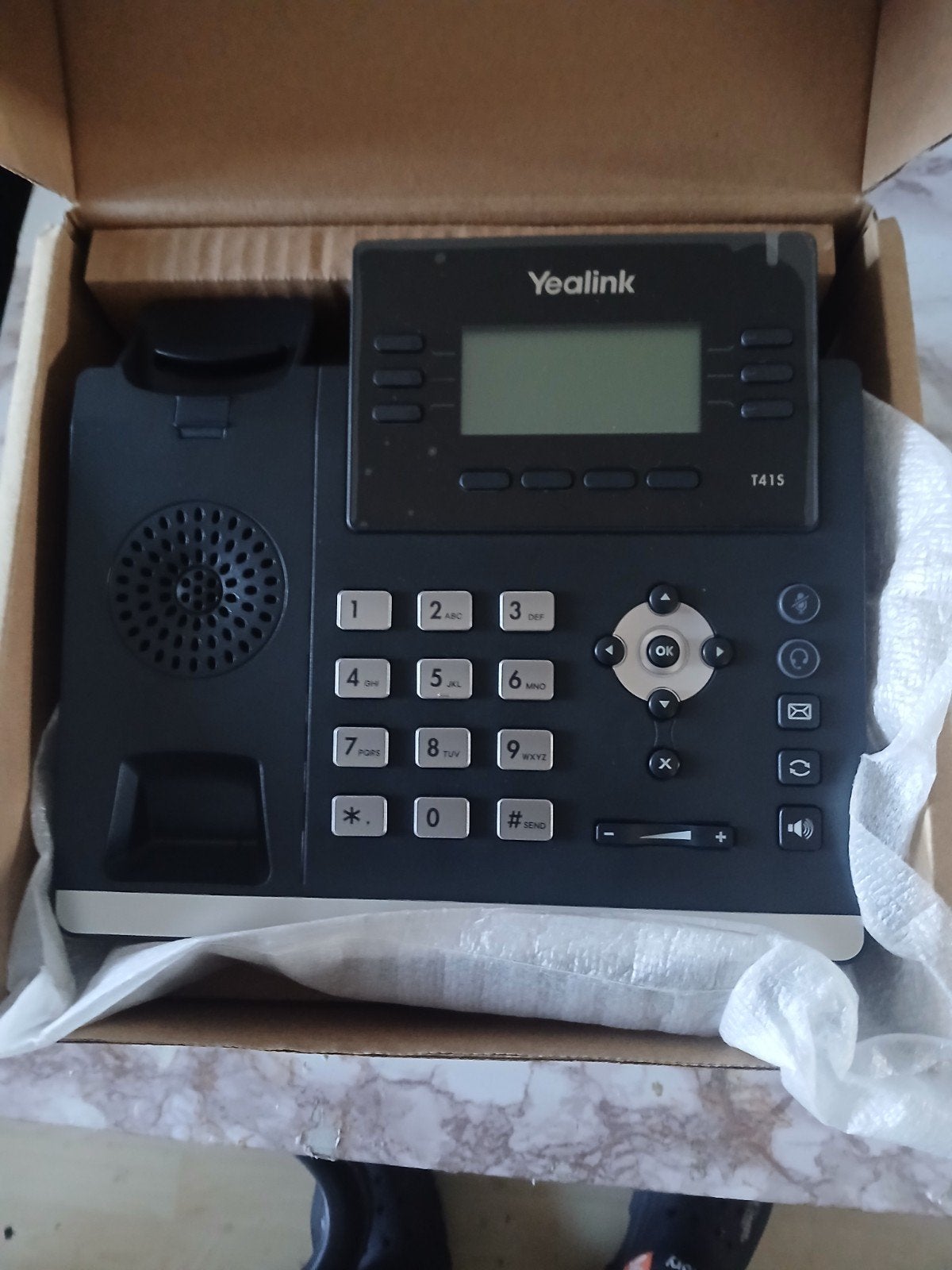 nieuw in doos yealink sip-t41s 5€
nieuw in doos
tot 6 sip ac, Telecommunicatie, Ophalen, Nieuw