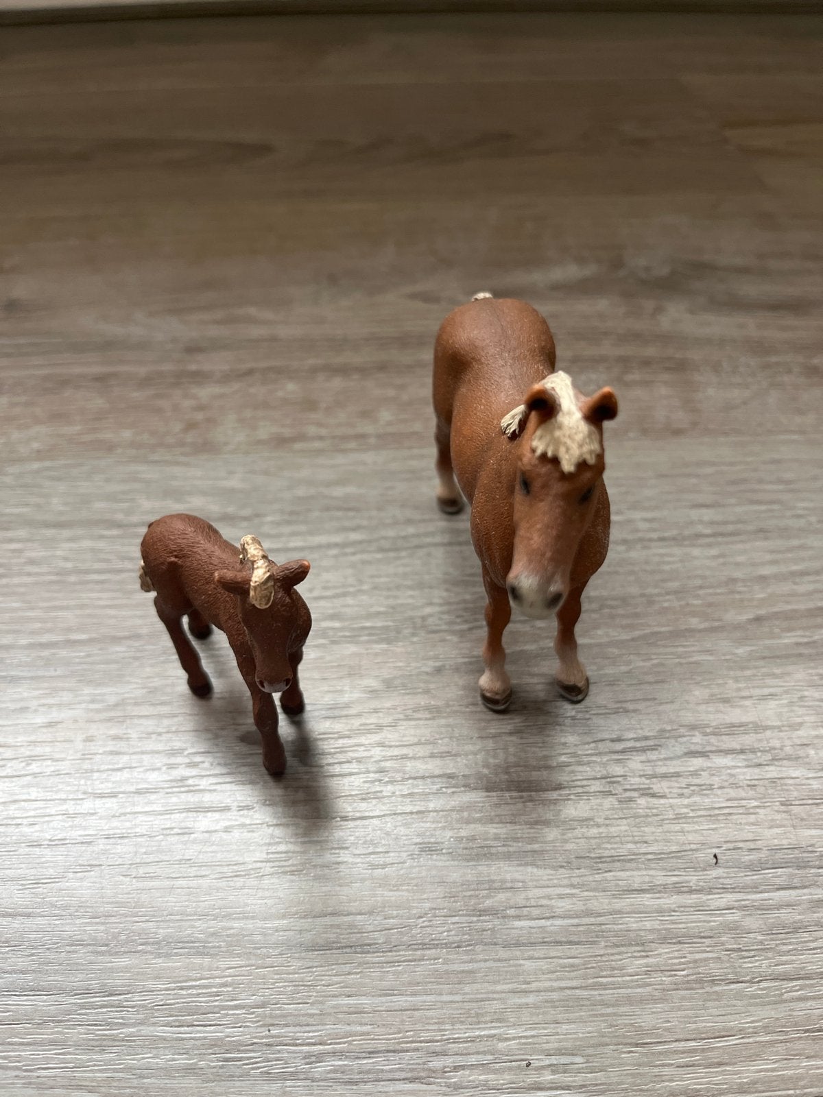 Schleich paard met veulen - Speelfiguren, Ophalen of Verzenden, Zo goed als nieuw, Jongen of Meisje