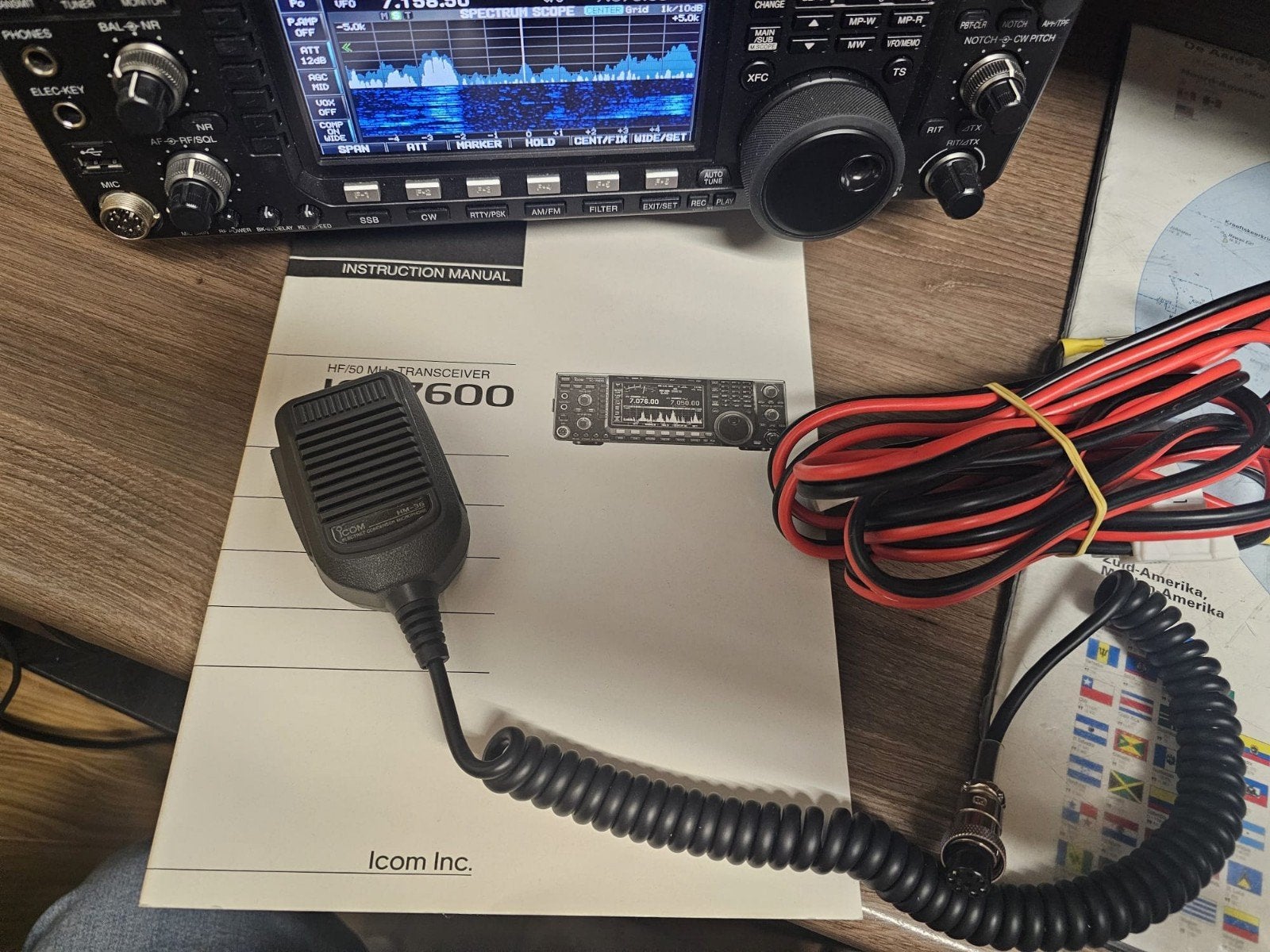 icom ic 7600, Telecommunicatie, Zenders en Ontvangers, Ophalen of Verzenden, Gebruikt, Zender en Ontvanger