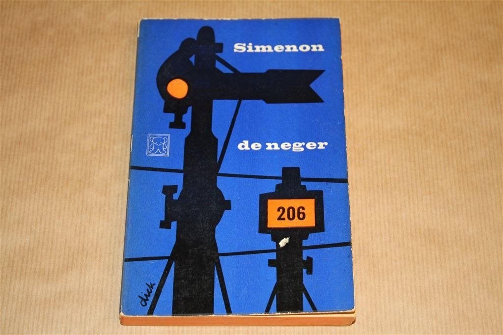 De neger. Georges Simenon. 1e dr. 1958., Ophalen of Verzenden, Gelezen