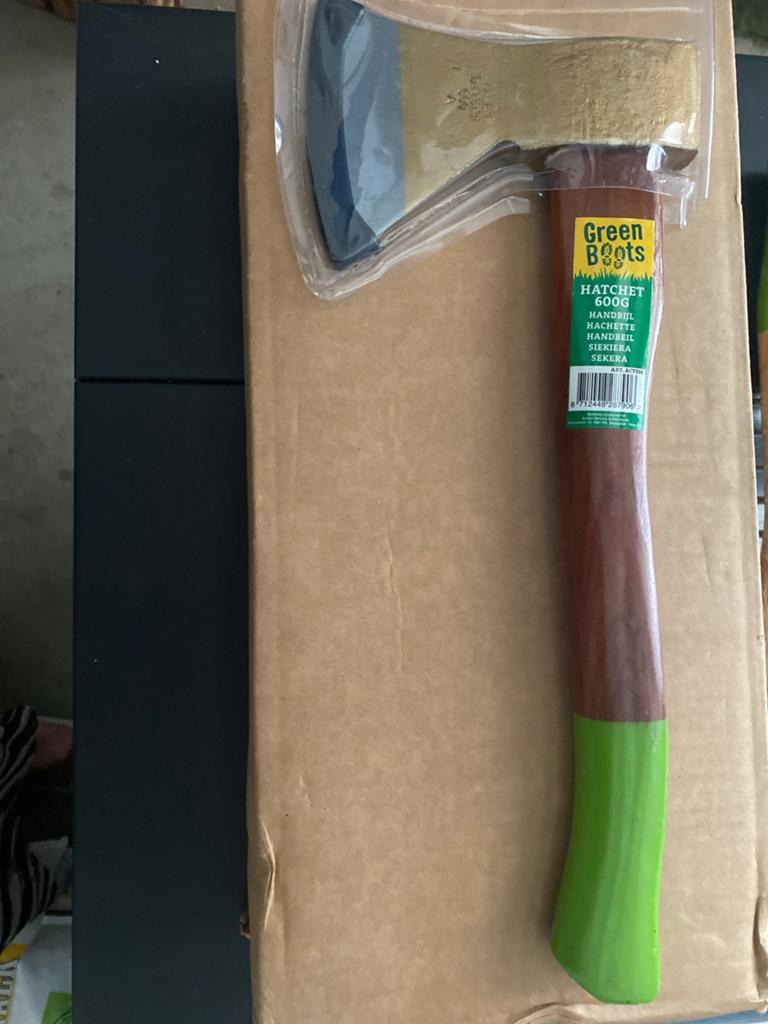 Nieuwe Green Boots Handbijl 600G - Ongebruikt, Tuin en Terras, Hand-tuingereedschap, Onbekend, Nieuw, Ophalen of Verzenden, Onbekend