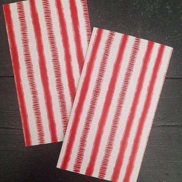 Papieren inpakzakjes handgemaakt cadeauzakjes strepen zakjes, Verzenden, Nieuw
