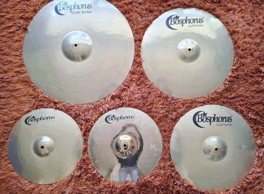 Bosphorus Gold Series Cymbals Bekkens, Muziek en Instrumenten, ., Drums of Percussie, Ophalen of Verzenden, Zo goed als nieuw