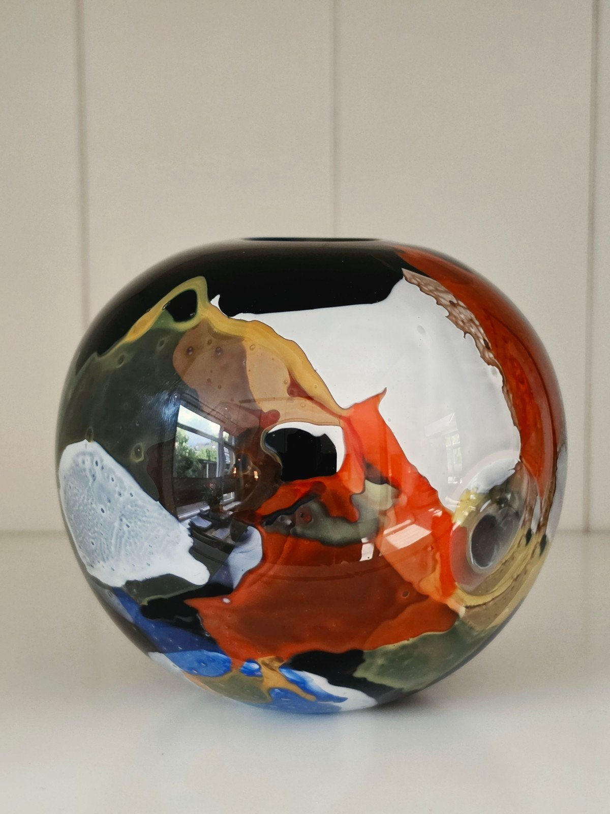 Willem Heesen Oude Horn Unica Glasobject / vaas, Ophalen of Verzenden