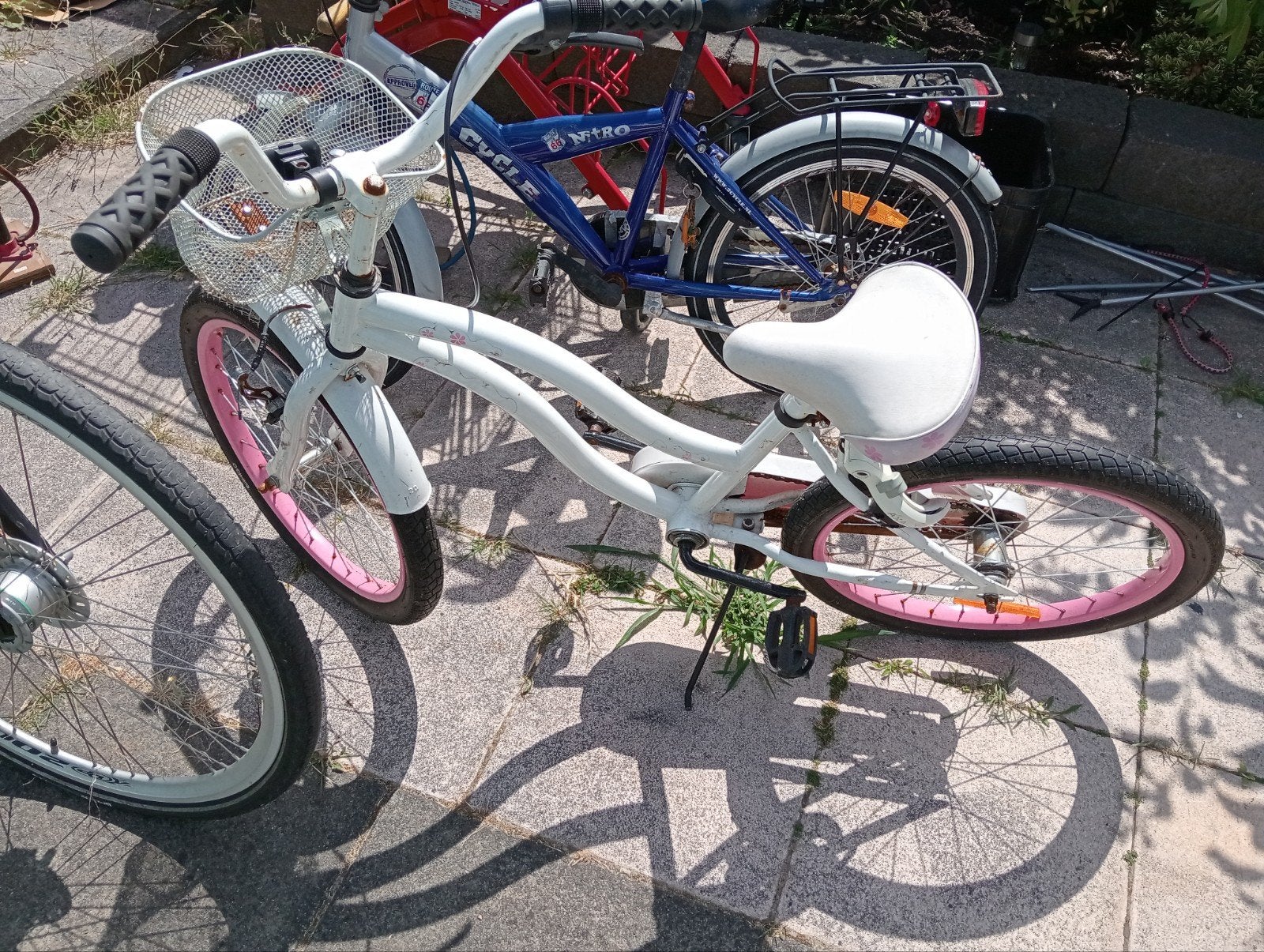 witte kinderfiets 20 inch, Ophalen of Verzenden, Gebruikt, 20 inch of meer