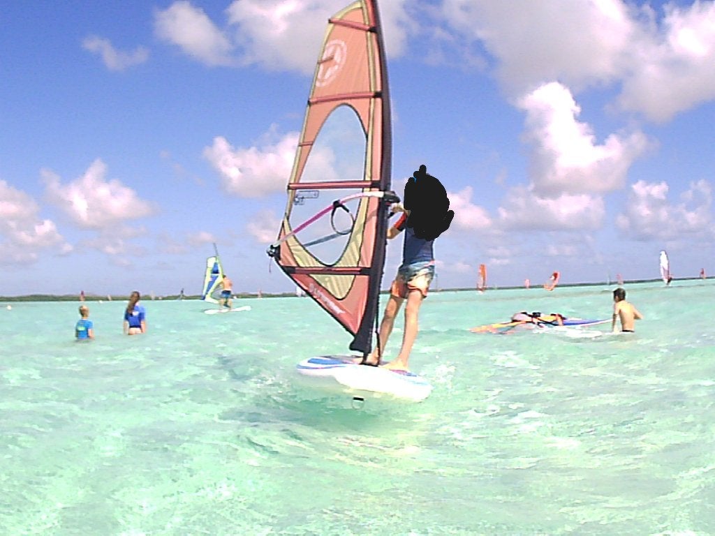 Unifiber surf tuigage/zeil 3.0 m2, Watersport en Boten, Windsurfen, Ophalen, Gebruikt, Minder dan 3.5 m², Zeil