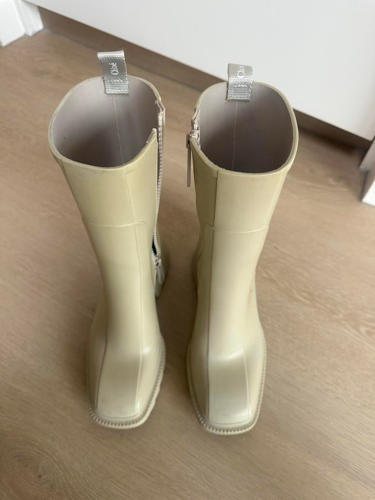 Chloe laarsjes - Zo goed als nieuw, Beige, Lage of Enkellaarzen, Ophalen of Verzenden, Zo goed als nieuw