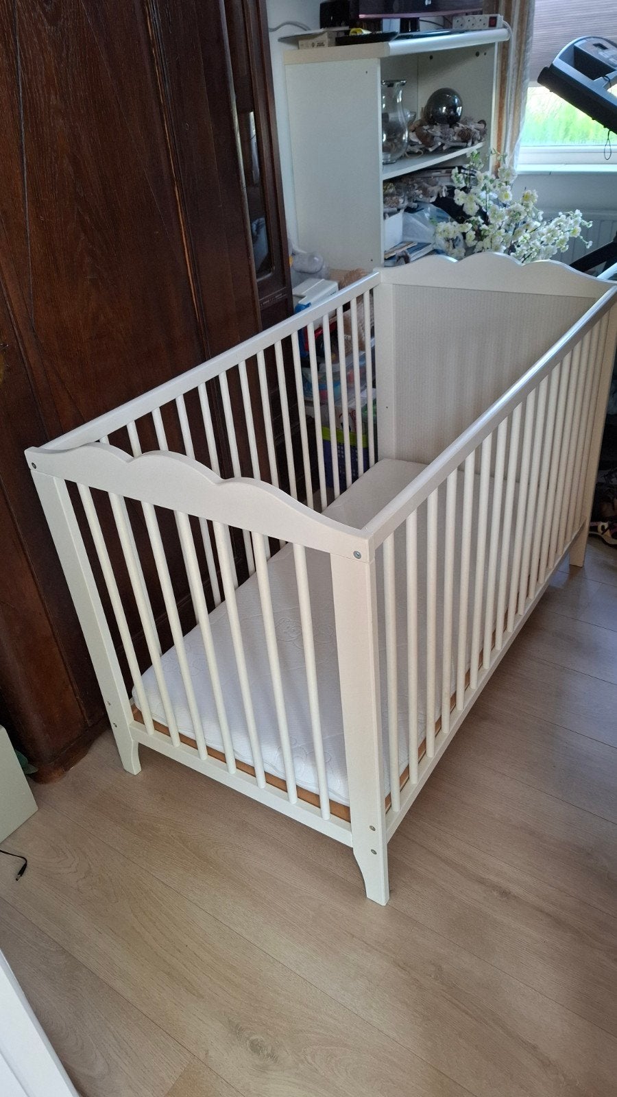 IKEA babybedje/ledikantje wit, Kinderen en Baby's, Ophalen, Gebruikt, Ledikant
