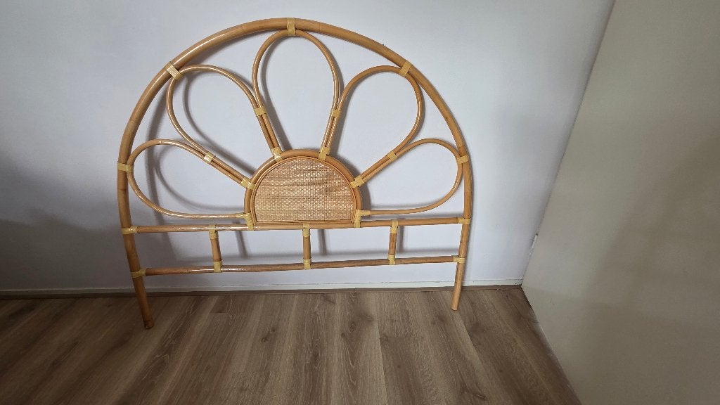 Hoofdbord, Huis en Inrichting, Ophalen, Bruin, Tweepersoons, Bohemian
