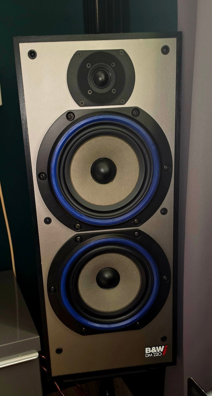 B&W DM220i speakers en B&W 2000 IFS center speaker, Ophalen, Vloerstaande luidspreker, Bowers & Wilkins (B&W), Basreflex