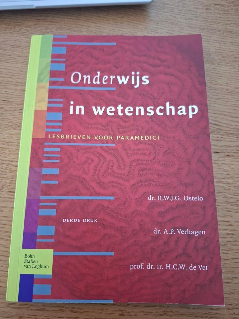 Onderwijs in wetenschap boek - hbo opleiding fysiotherapie, Ophalen of Verzenden, Beta, Zo goed als nieuw, HBO
