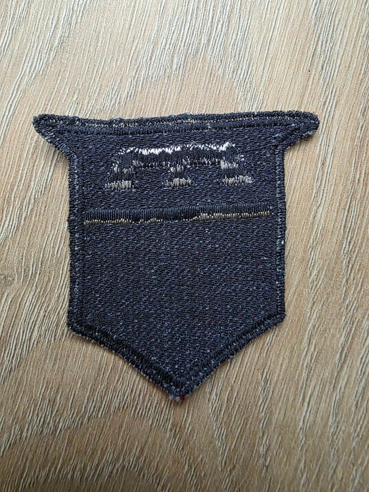 US WW2 76th Infantry division patch black back theater made, Verzamelen, Ophalen of Verzenden, Amerika, Embleem of Badge