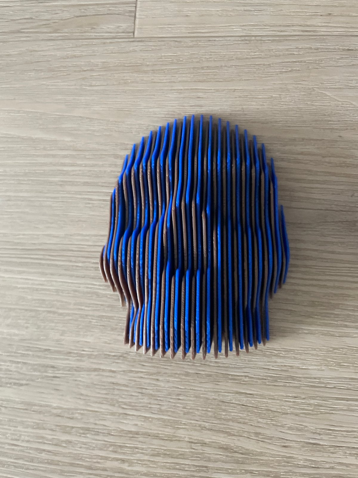 Decoratieve 3D-geprinte schedel sculptuur, Meerkleurig, Nieuw, Kunststof, Ophalen of Verzenden