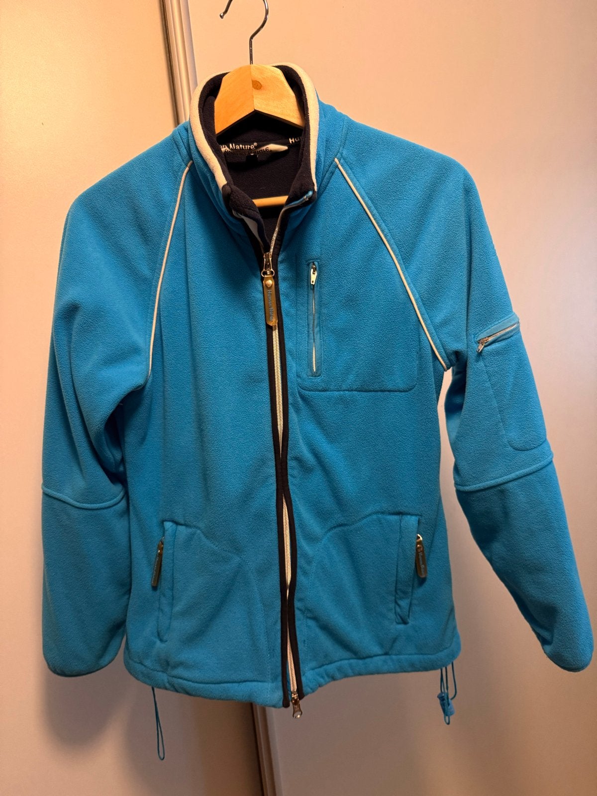 Human Nature blauwe fleece jas, goede staat, Ophalen of Verzenden, Gedragen, Blauw