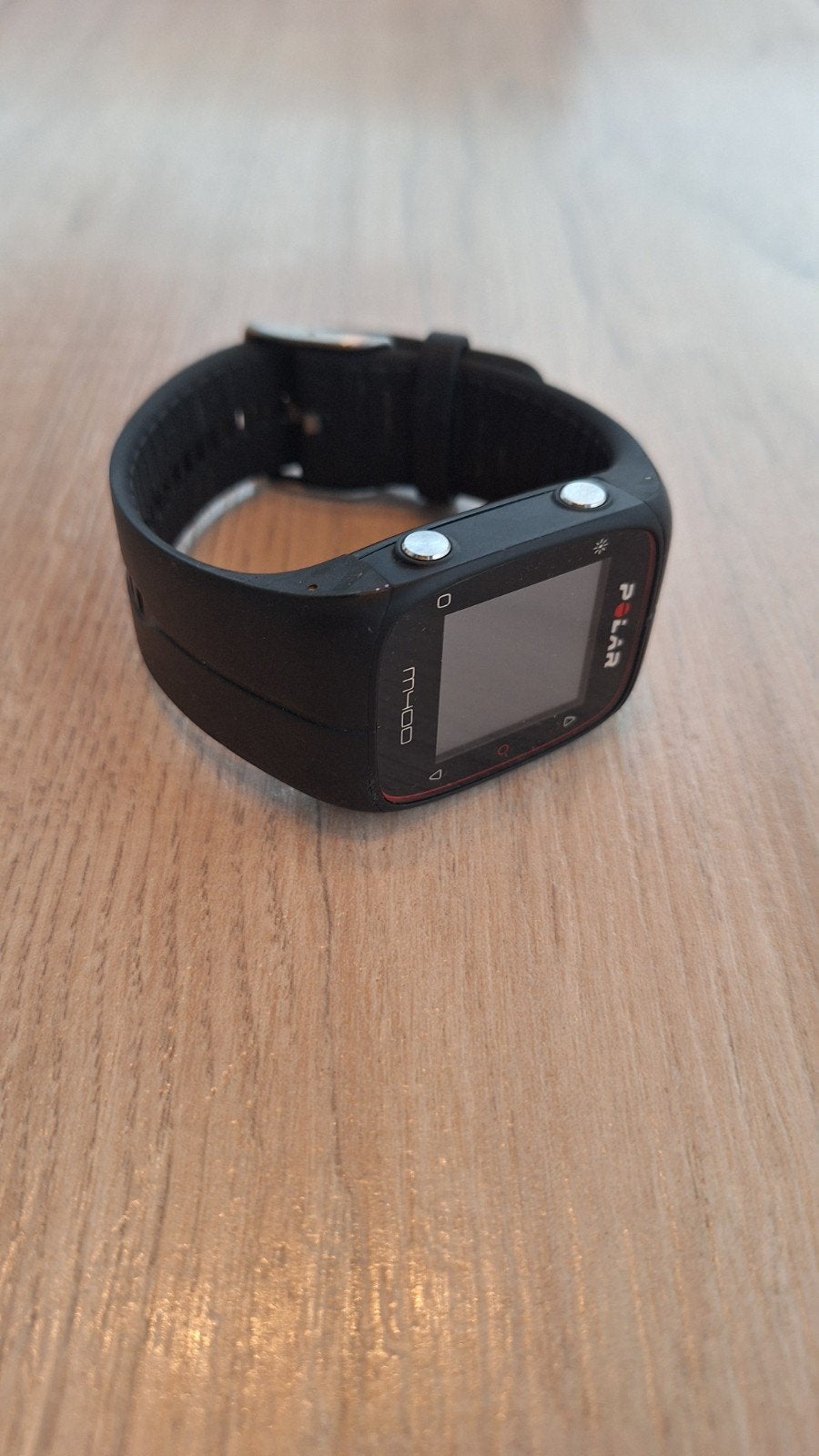 Polar M400 sporthorloge - Zo goed als nieuw, Sieraden, Tassen en Uiterlijk, Sporthorloges, Zwart, Ophalen of Verzenden, Zo goed als nieuw
