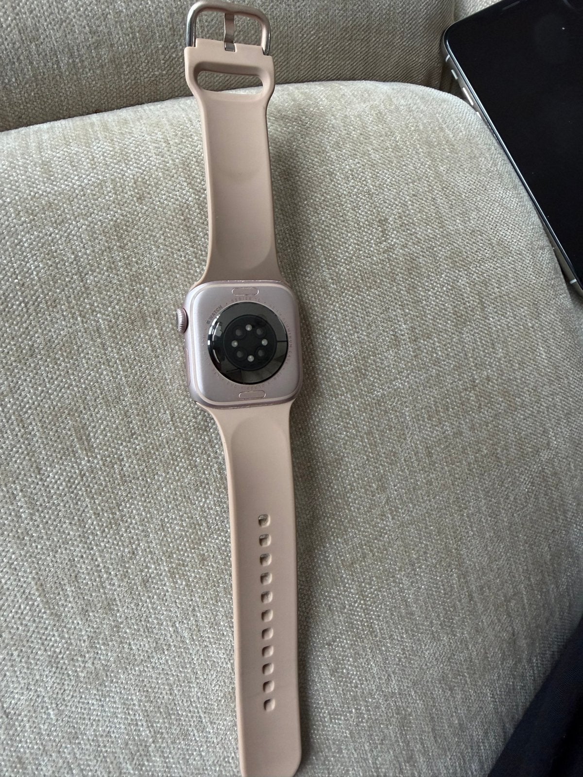 Apple Watch Series 10 42mm Rosé Goud - Zo goed als nieuw, Ophalen, IOS, Nieuw, Waterdicht