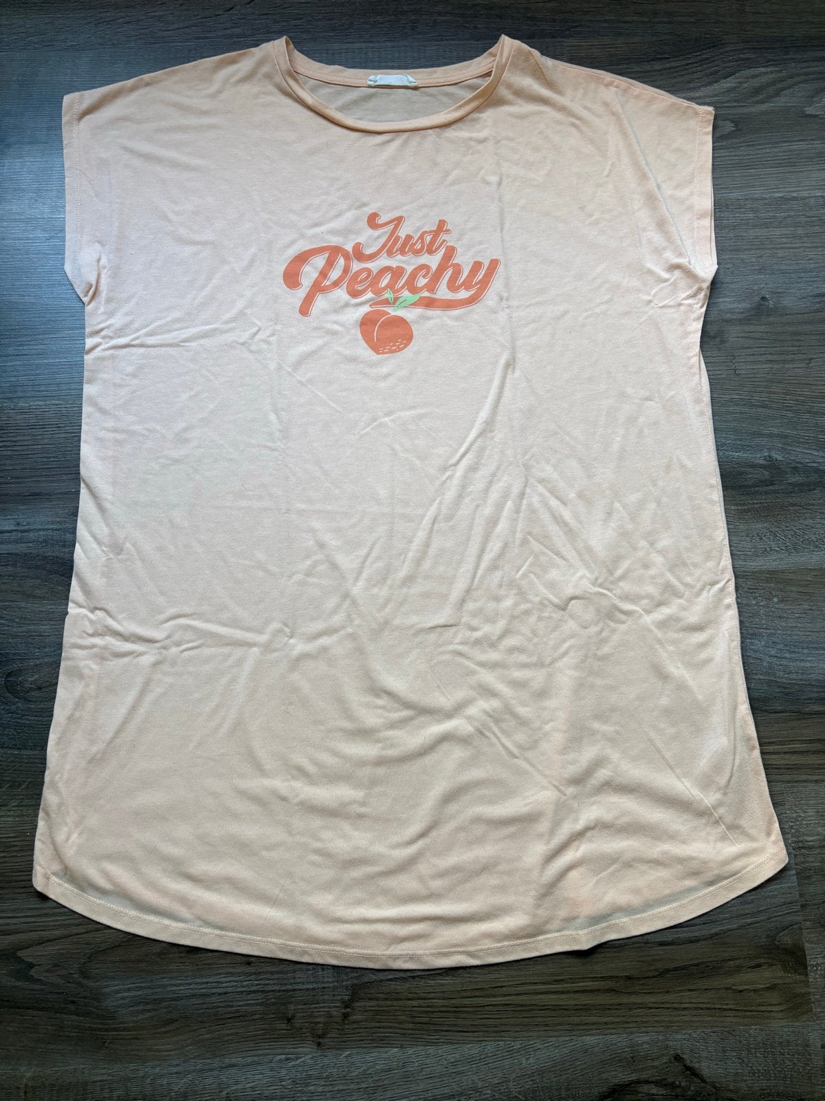 Gratis Peach T-shirt Primark XL - Zo goed als nieuw, Kleding | Dames, Ophalen, Maat 46/48 (XL) of groter, Oranje, Zo goed als nieuw
