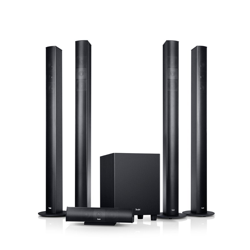 Teufel columa 300 mk2 5.1 set l, Gebruikt, Blu-ray-speler, 5.1-systeem, Minder dan 40 watt