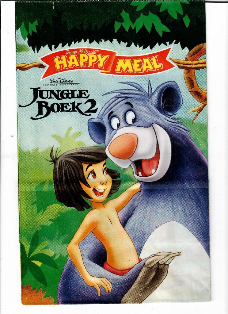 jungle boek reclame  van Mac Donald - zak -, Verzenden, Embleem, Speld of Insigne