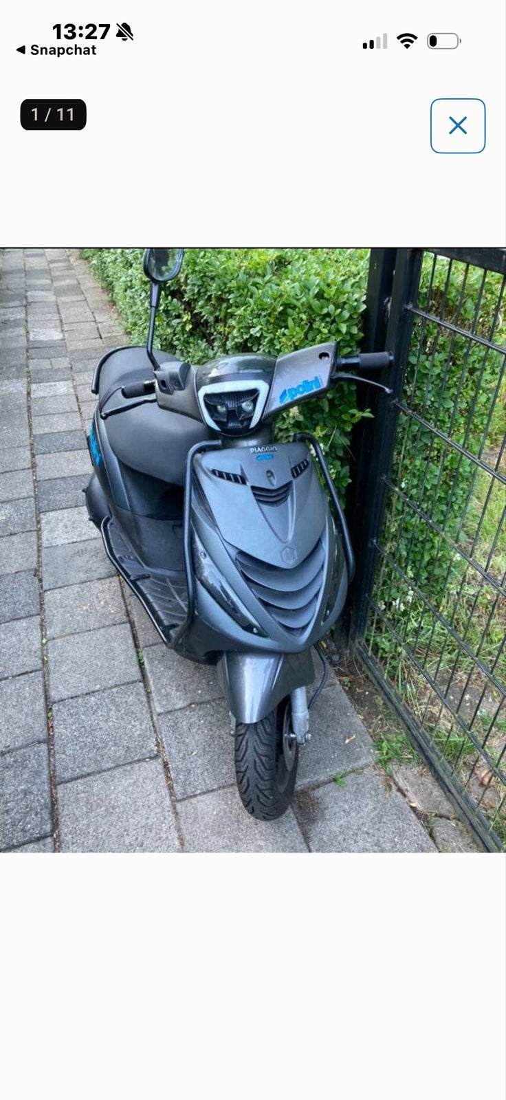Piaggio Zip 2t 70cc, Tweetakt, Gebruikt, Maximaal 45 km/u, Zip
