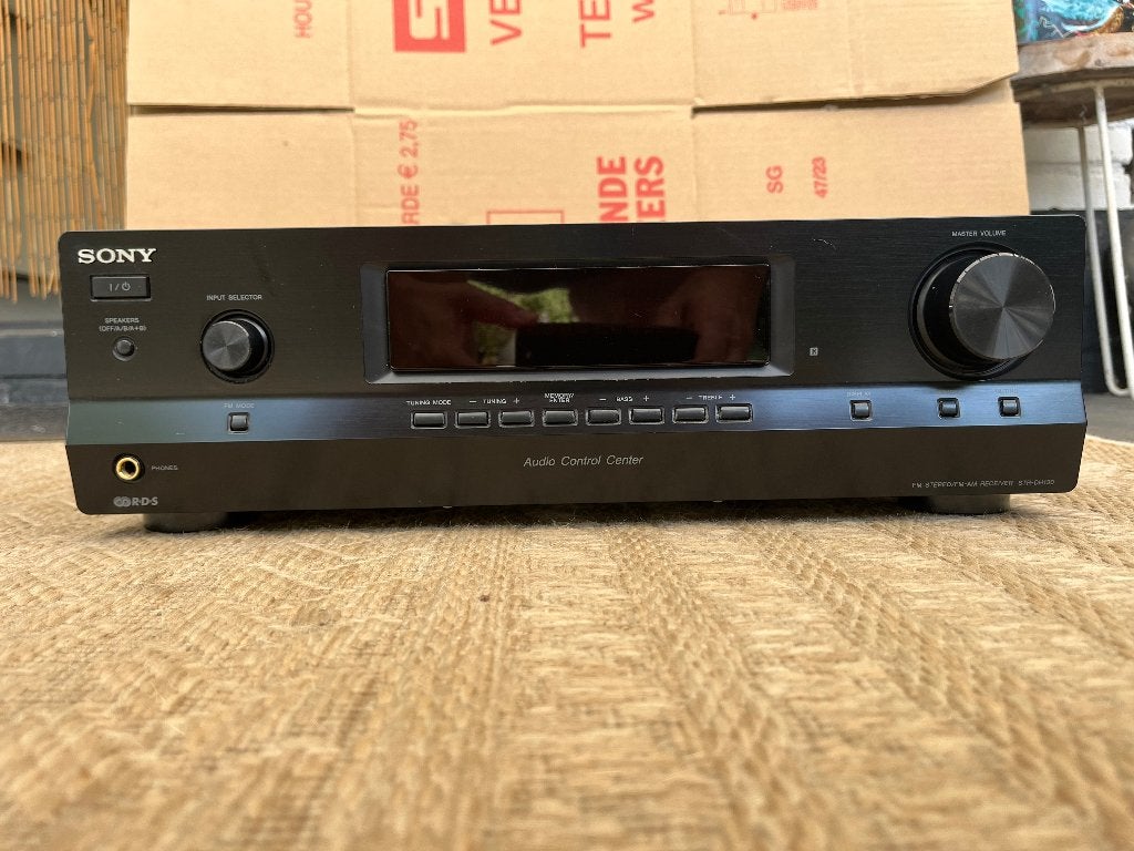 SONY STR-DH130 VERSTERKER RECEIVER, Ophalen, Gebruikt, 120 watt of meer, Sony
