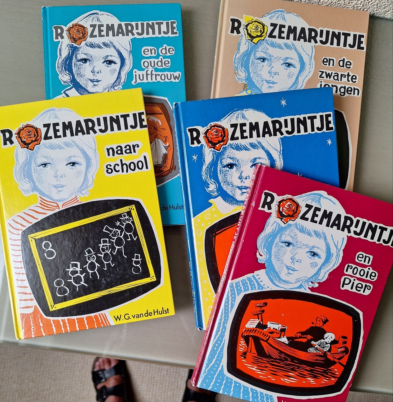 W.G. van de Hulst - Rozemarijntje boeken (5 stuks), Boeken, Ophalen of Verzenden, Zo goed als nieuw