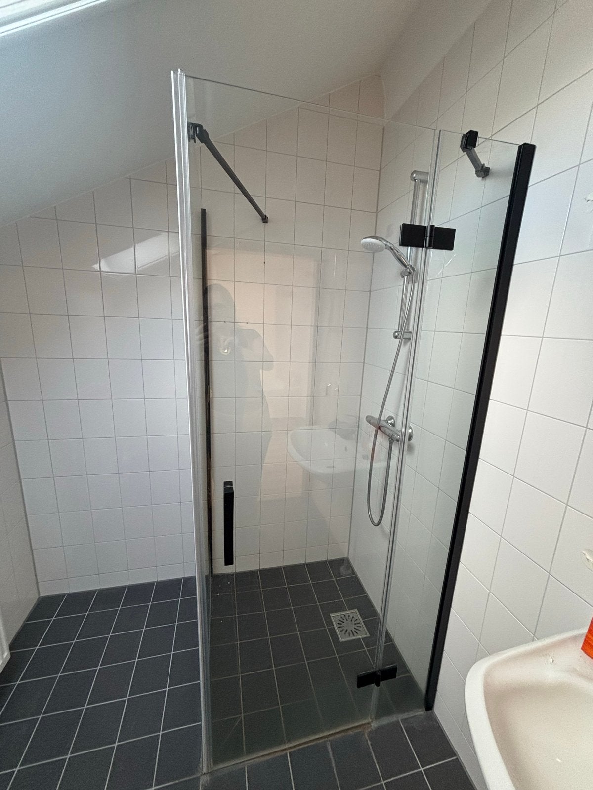 Inloopdouchecabine 90x90x200 cm - Zo goed als nieuw!, Ophalen, Zo goed als nieuw, Glas, Douche